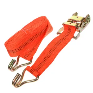 Стяжной ремень с крюками 8,5 м, 3500/7000 кг, лента 75 мм — фото превью