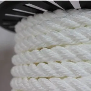 Канат полиамидный 3-х прядный тросовой свивки 37 мм (ПАТ), 220 м — фото превью