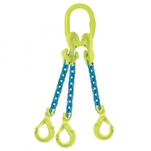 Строп цепной трехветвевой 3СЦ 8,4 т, 9 м, 10 класс, GrabiQ TG3-GBK — фото превью
