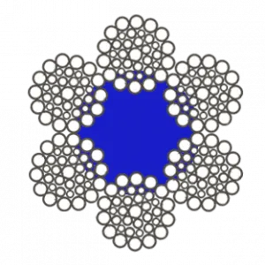 Стальной канат ГОСТ 7668-80 72 мм Г-В-Н-Р-Т-1770/180 ПП А1 — фото превью