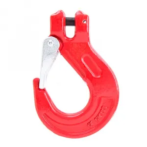 Крюк чалочный с защелкой и вилкой SK HL г/п 2 т, 8 класс — фото превью