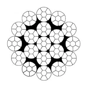 Стальной канат 19xK7 10 мм, zZ Galv, 2160 N/mm2 — фото превью
