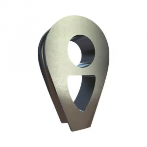 Коуш вантовый DIN 3091 24 мм, оцинкованный — фото превью