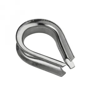 Коуш для троса DIN 6899 4 мм, оцинкованный — фото превью