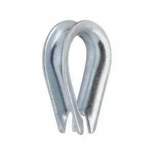 Коуш канатный DIN 3090 17-18 мм, оцинкованный — фото превью