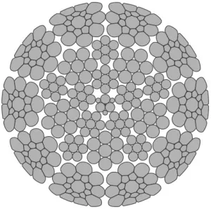 Стальной канат PYTHON Ultra S (10xK19) 15 мм, sZ Galv, 1960 N/mm2 — фото превью