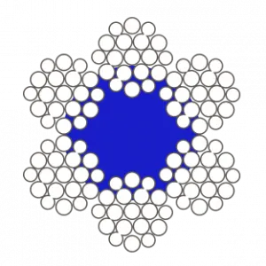 Стальной канат ГОСТ 2688-80 3,6 мм Г-В-Ж-Н-Р-Т-1770/180 ПП А — фото превью