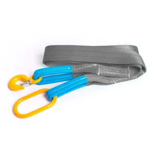 Строп текстильный одноветвевой 1СТ 0,5 т, 5,5 м звено-крюк SK — фото превью