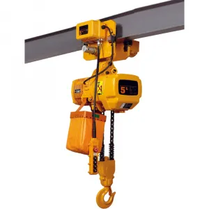 Таль электрическая цепная стационарная TOR HHBD г/п 0,5 т, L=6 м — фото превью