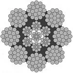 Стальной канат PYTHON Super 8R (8x25) 27 мм, zS Galv, 1960 N/mm2 — фото превью