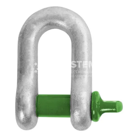 Скоба прямая со штифтом G-4151 Green Pin SAK07S г/п 0,75 т Скоба прямая со штифтом G-4151 Green Pin SAK07S г/п 0,75 т - основное фото