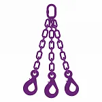 Строп цепной трехветвевой 3СЦ 14 т, 4,5 м, 10 класс — фото превью