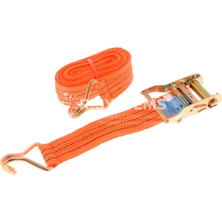 Стяжной ремень с крюками 9,5 м, 1500/3000 кг, лента 35 мм - дополнительное фото 1