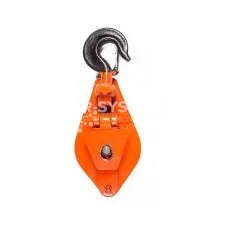 Блок монтажный с крюком TOR HQG(L) K2 г/п 10 т, 2 ролика Блок монтажный с крюком TOR HQG(L) K2 г/п 10 т, 2 ролика - основное фото