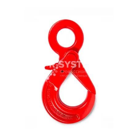 Крюк самозакрывающийся с проушиной VK г/п 5,3 т, 8 класс Крюк самозакрывающийся с проушиной VK г/п 5,3 т, 8 класс - основное фото
