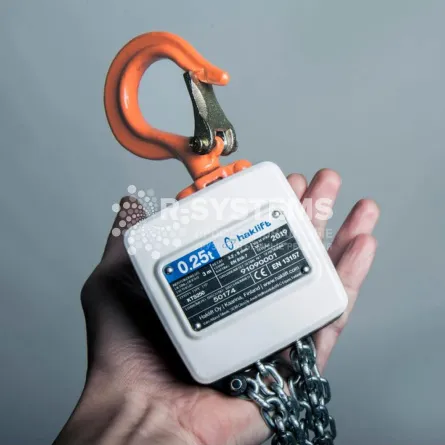 Таль ручная цепная Haklift KTS2000 мини г/п 2 т, L=3 м - дополнительное фото 1
