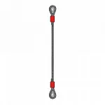 Ветвь канатная ВК 8 т, 2,5 м оцинкованная — фото превью