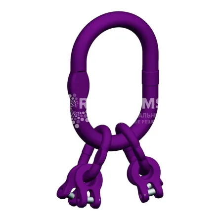 Концевое звено с 4 крюками-укоротителями KWB NRLI124H13 г/п 17 т, 12 класс - дополнительное фото 1