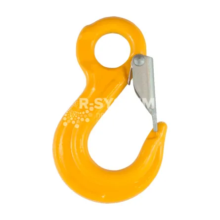 Крюк чалочный с защелкой и проушиной SK г/п 15 т, 8 класс Крюк чалочный с защелкой и проушиной SK г/п 15 т, 8 класс - основное фото