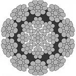 Стальной канат PYTHON Multi (10xK19) 35 мм, zS Galv, 1960 N/mm2 — фото превью