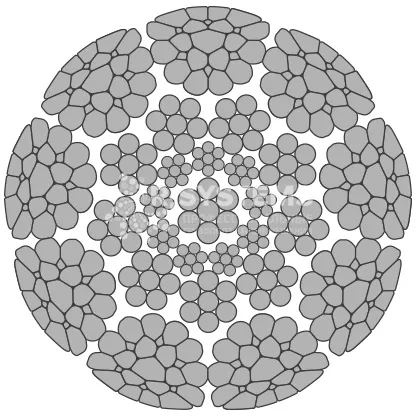 Стальной канат PYTHON Power 9S (9xK19) 22 мм, sZ Galv, 1960 N/mm2 Стальной канат PYTHON Power 9S (9xK19) 22 мм, sZ Galv, 1960 N/mm2 - основное фото