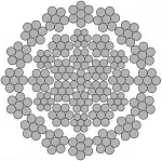 Стальной канат PYTHON Classic 35 (35x7) 27 мм, sS Galv, 1960 N/mm2 — фото превью