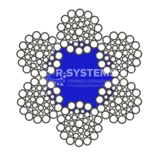 Стальной канат ГОСТ 7668-80 8,1 мм Г-В-Ж-Н-Р-Т-1770/180 ПП А Стальной канат ГОСТ 7668-80 8,1 мм Г-В-Ж-Н-Р-Т-1770/180 ПП А - основное фото
