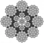 Стальной канат PYTHON Super 8R (8x25) 31 мм, sZ Galv, 1960 N/mm2 — фото превью