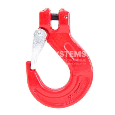 Крюк чалочный с защелкой и вилкой SK HL г/п 8 т, 8 класс Крюк чалочный с защелкой и вилкой SK HL г/п 8 т, 8 класс - основное фото