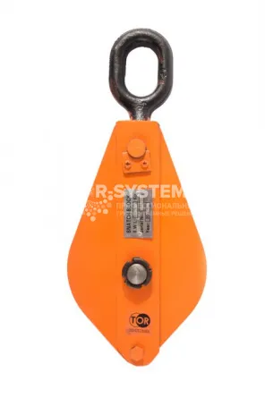 Блок монтажный с ушком TOR HQG(L) K2 г/п 5 т, 2 ролика - основное фото