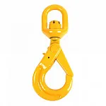 Крюк самозакрывающийся с вертлюгом Haklift VAKL16 г/п 8 т, 8 класс — фото превью