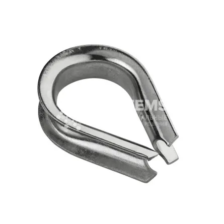 Коуш для троса DIN 6899 31-32 мм, оцинкованный - основное фото