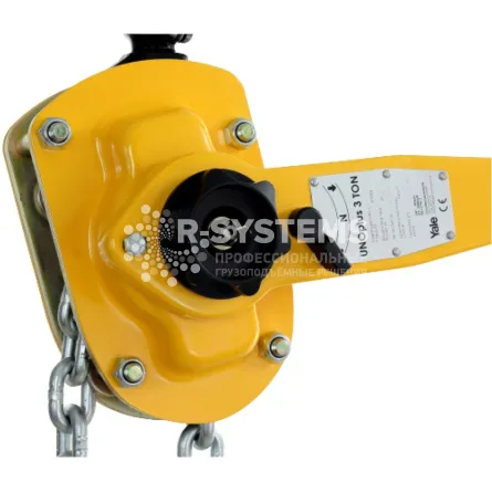 Таль ручная рычажная Yale UNOplus-A 6000 г/п 6 т, L=3 м - дополнительное фото 1