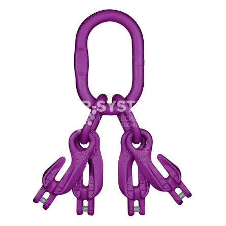 Концевое звено с 4 крюками-укоротителями KWB NRLI124H07 г/п 5 т, 12 класс Концевое звено с 4 крюками-укоротителями KWB NRLI124H07 г/п 5 т, 12 класс - основное фото