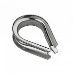 Коуш для троса DIN 6899 27-28 мм, оцинкованный — фото превью