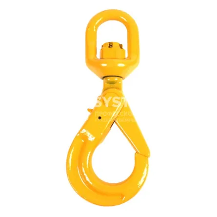 Крюк самозакрывающийся с вертлюгом Haklift VAKL6 г/п 1,12 т, 8 класс Крюк самозакрывающийся с вертлюгом Haklift VAKL6 г/п 1,12 т, 8 класс - основное фото