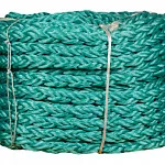 Канат полистиловый плетеный 8-ми прядный 12 мм (ПСПл8), 220 м — фото превью