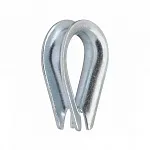 Коуш канатный DIN 3090 57-60 мм, оцинкованный — фото превью