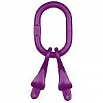 Концевое звено с 2 крюками-укоротителями KWB NRLI1213 г/п 11,2 т, 12 класс — фото превью