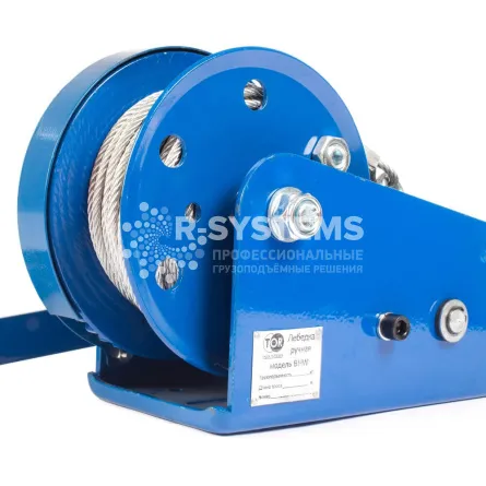 Лебедка ручная барабанная TOR ЛБ-1800 (BHW) г/п 0,8 т, L=10 м - дополнительное фото 1