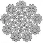 Стальной канат PYTHON Power 9R (9x19) 22 мм, sZ Galv, 1960 N/mm2 — фото превью