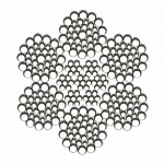 Стальной канат ГОСТ 7669-80 68 мм Г-В-Н-Р-Т-1770/180 МС А1 — фото превью