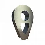 Коуш вантовый DIN 3091 12 мм, оцинкованный — фото превью