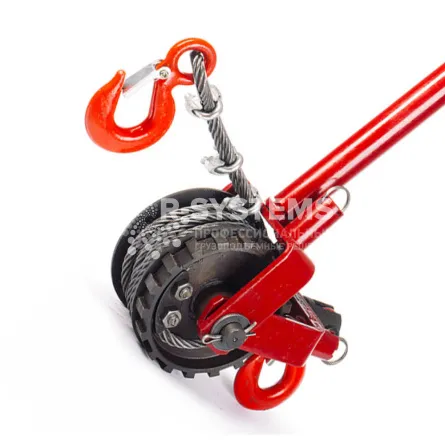 Лебедка ручная рычажная TOR ЛР-1,6, длина троса 6 м - дополнительное фото 2