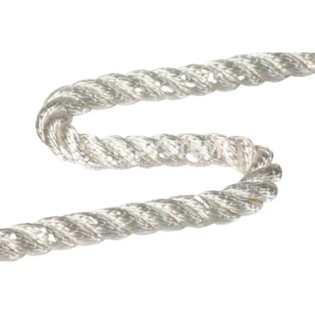 Канат полиамидный 3-х прядный тросовой свивки 26 мм (ПАТ), 220 м - дополнительное фото 1