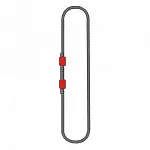 Строп канатный кольцевой УСК2 40 т, 7 м оцинкованный — фото превью