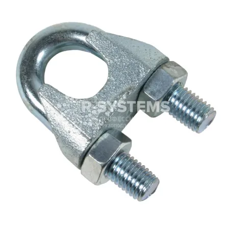 Зажим для троса DIN 741 14-16 мм, оцинкованный Зажим для троса DIN 741 14-16 мм, оцинкованный - основное фото