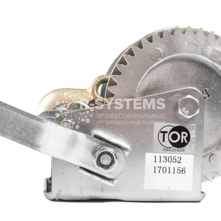 Лебедка ручная барабанная TOR ЛН-1200 (LHW) г/п 0,5 т, L=20 м - дополнительное фото 1