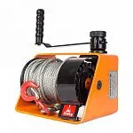 Лебедка ручная червячная TOR ЛРЧ 1000 (VS) г/п 1 т, L=35 м — фото превью