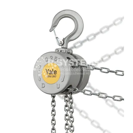 Таль ручная цепная YaleMINI 360 500 г/п 0,5 т, L=10 м - дополнительное фото 1